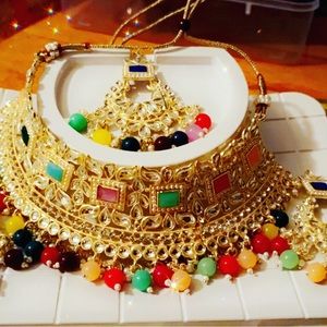 Indian style necklace set
